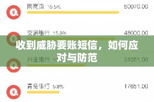 收到威胁要账短信，如何应对与防范