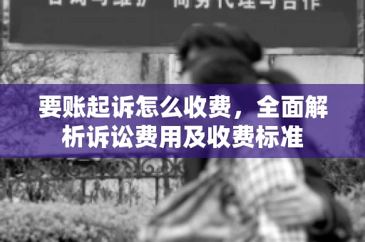 要账起诉怎么收费，全面解析诉讼费用及收费标准